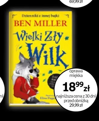 Książka Wielki Zły Wilk Ben Miller oprawa miękka promocja w Empik