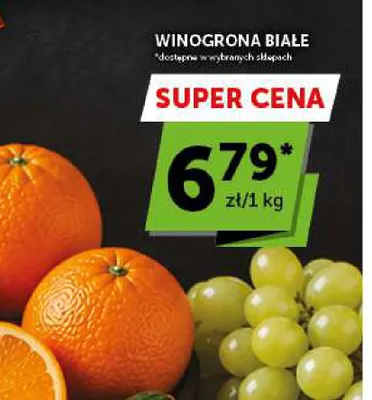 Winogrona białe promocja w Groszek
