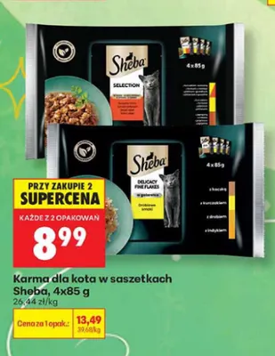 Karma dla kota w saszetkach Sheba Delicacy promocja w Biedronka