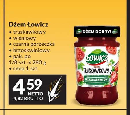Dżem truskawkowy Łowicz promocja w Makro