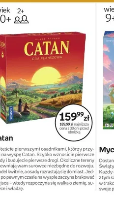 Gra planszowa Catan promocja w Dzień Dziecka