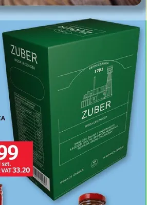 Woda lecznicza Zuber 3l promocja w Selgros