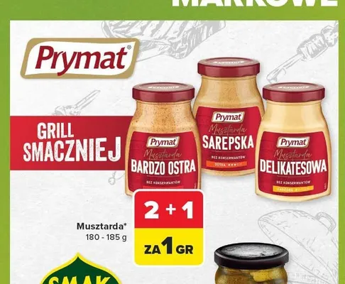 Musztarda Prymat Bardzo Ostra promocja w Carrefour Market