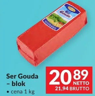 Ser Gouda blok promocja w Makro