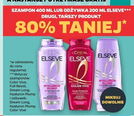 Szampon do włosów L'Oréal Elseve Hyaluron Plump promocja w Netto