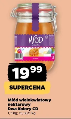 Miód wielokwiatowy nektarowy promocja w Netto