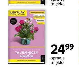 Książka Tajemniczy ogród Frances Hodgson Burnett oprawa miękka promocja w Empik