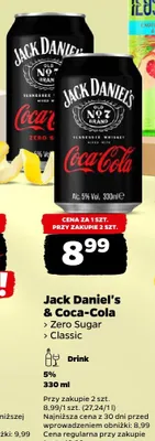 Jack Daniel's & Coca-Cola promocja w Netto