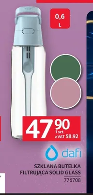 Szklana butelka filtrująca Solid Glass Dafi promocja w Selgros