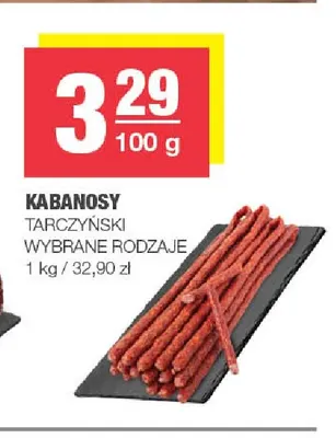 Kabanosy Tarczyński promocja w SPAR