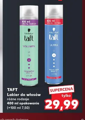 Lakier do włosów Taft promocja w Kaufland