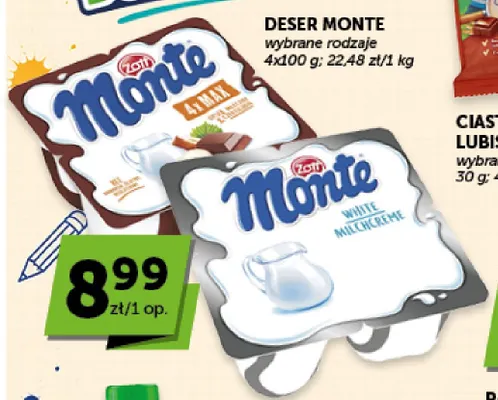 Deser Zott Monte Max 4-pak promocja w Groszek