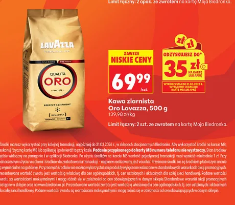 Kawa ziarnista promocja w Biedronka