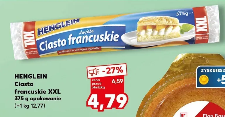 Ciasto francuskie XXL promocja w Kaufland