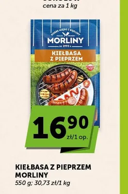 Kiełbasa z pieprzem Morliny promocja w Groszek