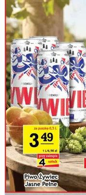Piwo Żywiec Jasne Pełne promocja w Gram Market
