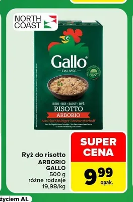 Ryż do risotto Arborio Gallo promocja w Carrefour
