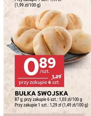 Bułka swojska promocja w Stokrotka