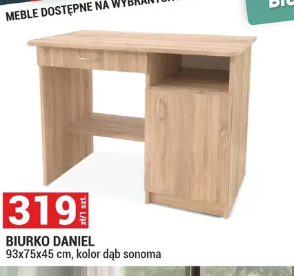 Biurko Daniel promocja w Merkury Market