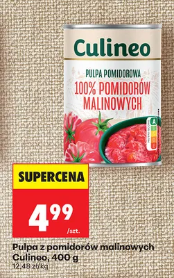 Pulpa z pomidorów malinowych Culineo promocja w Biedronka