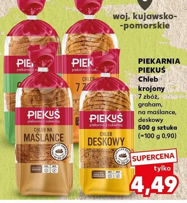 Chleb deskowy krojony promocja w Kaufland