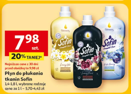 Płyn do płukania tkanin promocja w Auchan