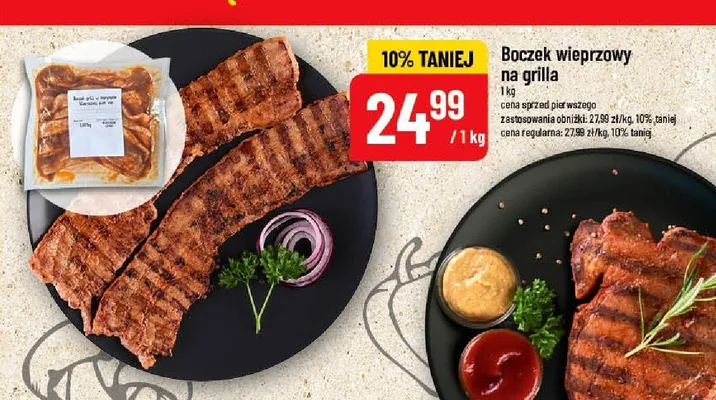 Boczek wieprzowy na grilla promocja w POLOmarket