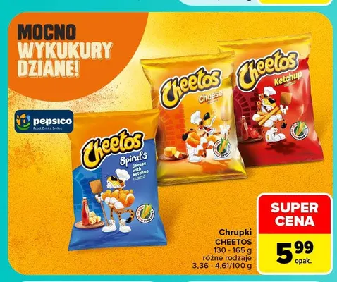 Chrupki Cheetos promocja w Carrefour Market