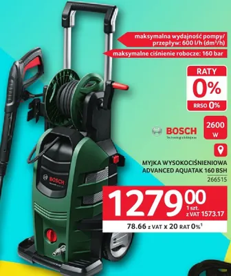 Myjka wysokociśnieniowa Bosch Advanced Aquatak 160 BSH 2600 W promocja w Selgros