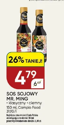 Sos sojowy klasyczny Mr. Ming promocja w Chata Polska