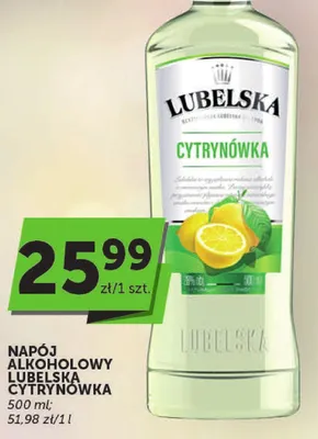 Napój alkoholowy Lubelska Cytrynówka promocja w Groszek