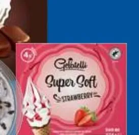Lody premium strawberry Gelatelli promocja w Lidl