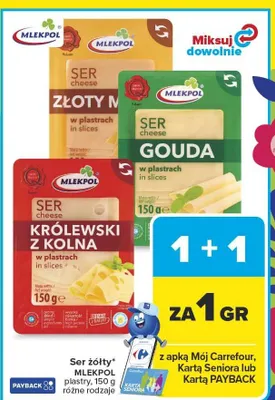 Ser Królewski z koprem plastry promocja w Carrefour