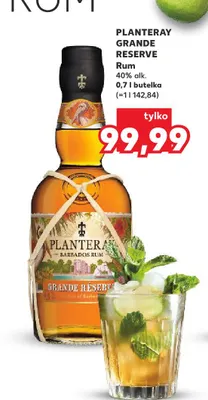 Rum Planteray Grande Reserve promocja w Kaufland