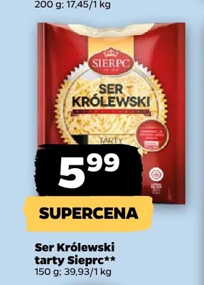 Ser Królewski tarty Sierpc promocja w Netto