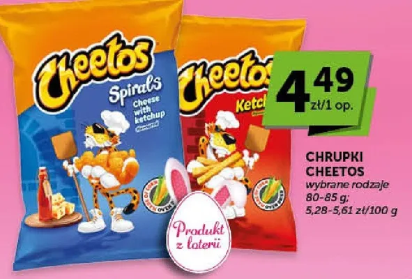Chrupki Cheetos wybrane rodzaje promocja w Groszek