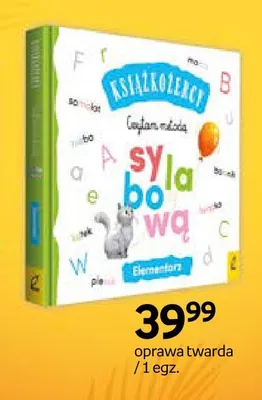 Książka Książkożercy Czytam metodą sy-la-bo-wa Elementarz promocja w Empik