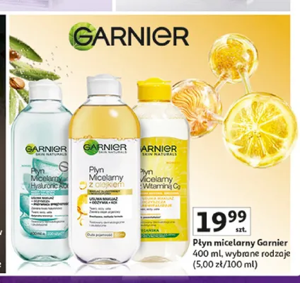 Płyn micelarny Garnier z olejkiem promocja w Auchan