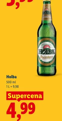 Piwo Holba Premium promocja w Lidl