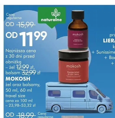 Żel Mokosh travel size promocja w Super-Pharm