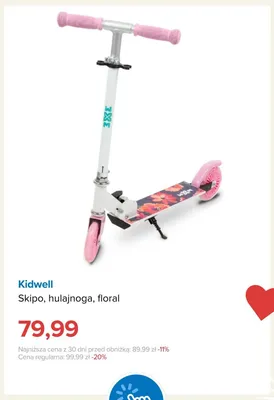 Hulajnoga Kidwell Skipo floral promocja w Smyk