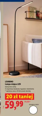 Lampa stojąca LED Livarno promocja
