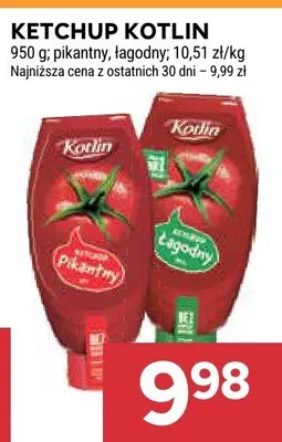 Ketchup pikantny, łagodny promocja w Stokrotka