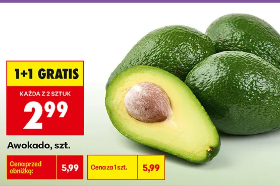 Awokado promocja w Biedronka