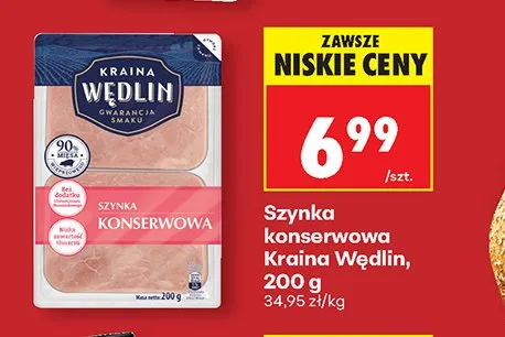 Szynka konserwowa Kraina Wędlin promocja w Biedronka