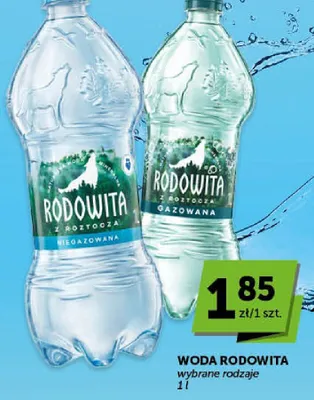 Woda Rodowita wybrane rodzaje promocja w Groszek