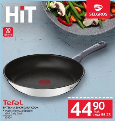 Patelnia 20cm Tefal Daily Cook promocja w Selgros