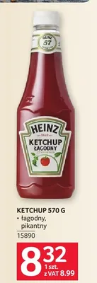 Ketchup pikantny Heinz promocja w Selgros