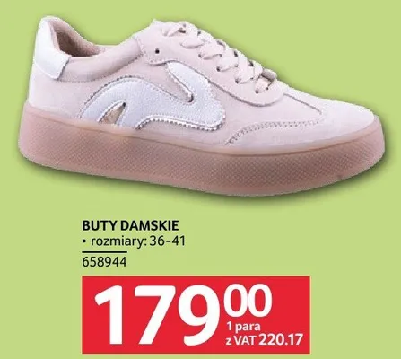 Buty damskie rozmiary 36-41 promocja w Selgros