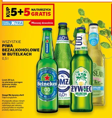 Piwo bezalkoholowe Miłosław Marakuja i yuzu promocja w Kaufland